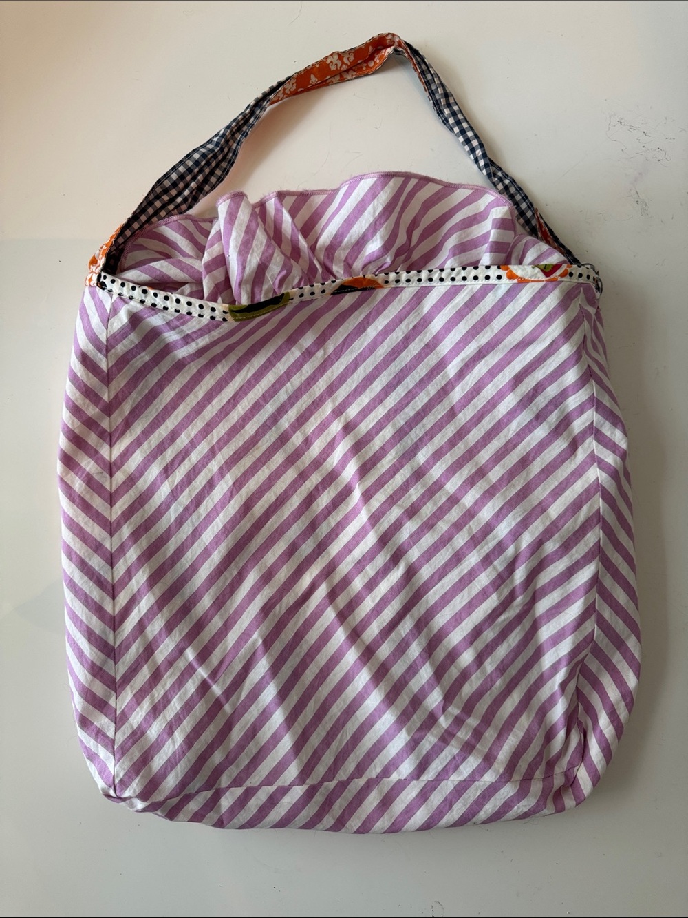 Matilda Jane Orange, Purple & Black Halloween Ruffle Tote - Picture 3 of 5